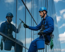 Профессиональное мытье окон, фасадов и витражей: имидж вашего бизнеса с первого взгляда - Клининговое агентство